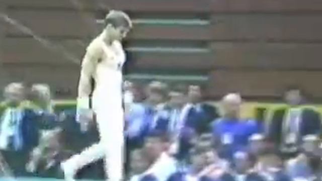 Peter Vidmar 1983 Worlds High Bar Event Finals смотреть онлайн