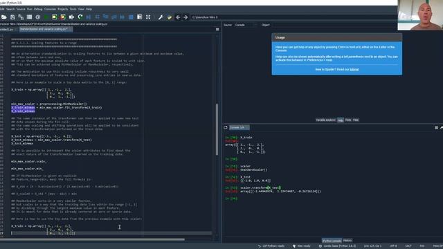 Python: center, scaling, standardizing data смотреть онлайн