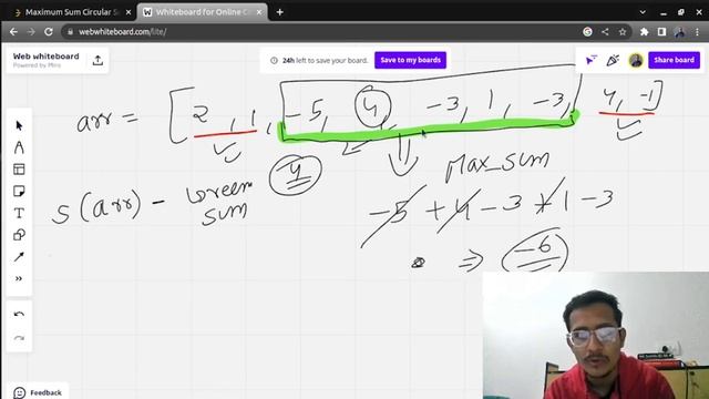 918. Maximum Sum Circular Subarray || Python || Hindi || Leetcode-18th Jan смотреть онлайн