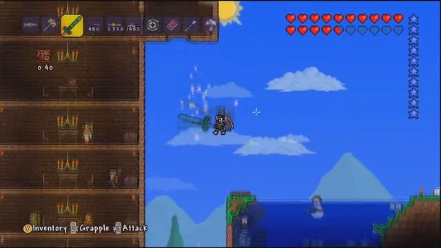 Terraria Xbox 360 Frost Legion Boss Battle ! смотреть онлайн
