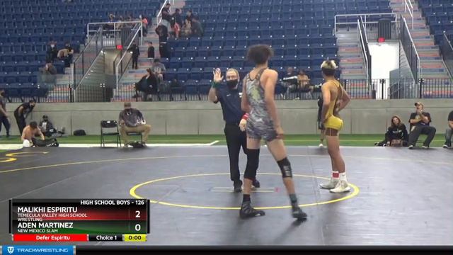 High School Boys 126 Aden Martinez NEW MEXICO SLAM Vs Malikhi Espiritu Temecula Valley High School смотреть онлайн