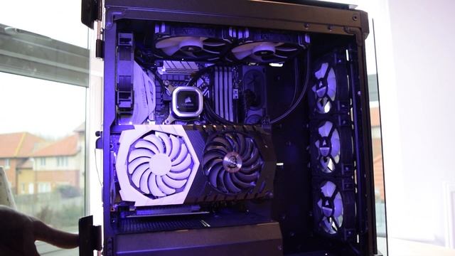 Vertical GPU mounting with the Corsair PCIe Extension смотреть онлайн