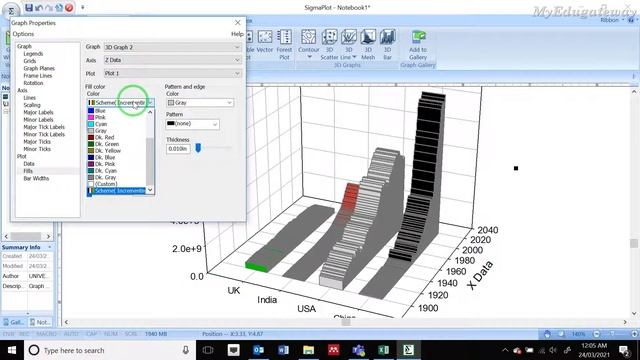 Plotting a 3-dimensional bar chart on SigmaPlot смотреть онлайн