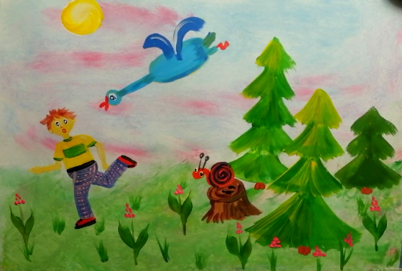 Как нарисовать историю "Дразнить гусей" смотреть онлайн