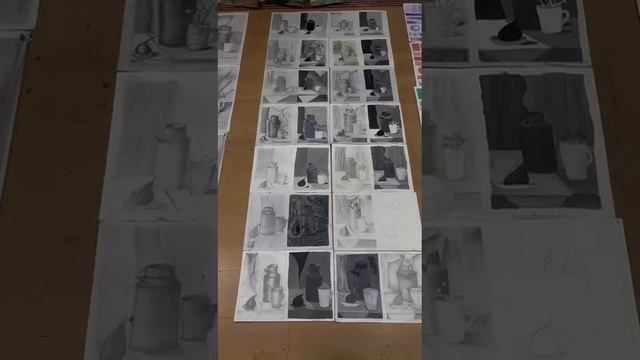 Учимся рисовать и лепить в художке ? Итоговые работы. смотреть онлайн