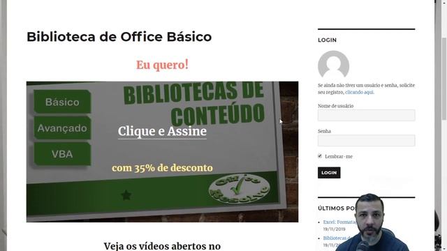 Office Básico: Biblioteca E Livros Para Você Aprender Office!