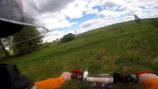 Прохват на питбайке часть 2