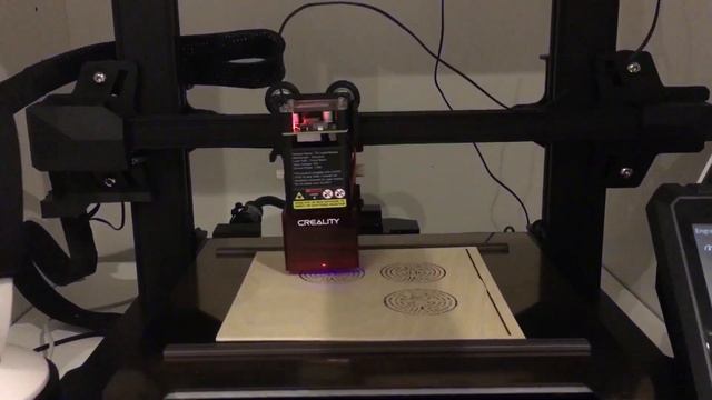 Ender 3 S1 Pro Laser Engraving Test