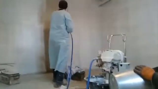 HYVST SPT 1080 нанесение шпатлевки на стену смотреть онлайн