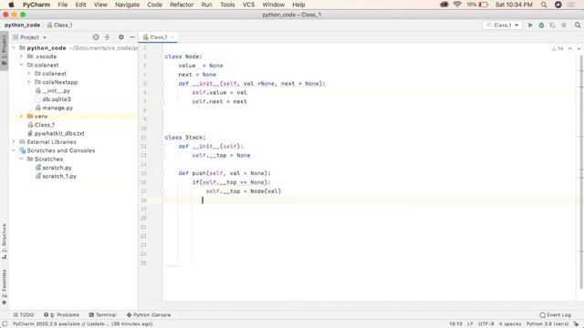 Stack | Linked List Based | Python смотреть онлайн