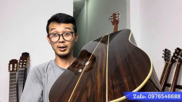 Acoustic Guitar K. Yairi YW500P Vintage 1975 Japan.