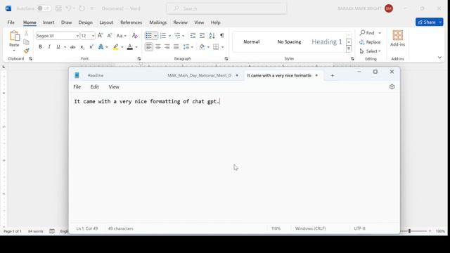 Remove Borders from content copied from Chat GTP