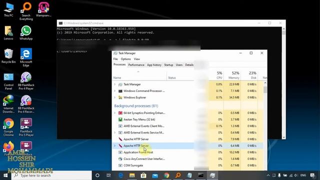 آموزش رفع مشکل پورت 80 در ومپ سرور | Wampserver Orange icon problem (FIXED) смотреть онлайн