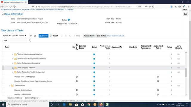 Oracle Fusion Supply Chain - 5th Session ImplementationProjectCreation смотреть онлайн