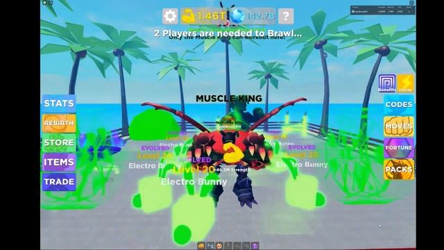 I reached 1,900,000,000,000 ? Strength in Muscle Legends | Roblox (1.90 Trillion?) смотреть онлайн