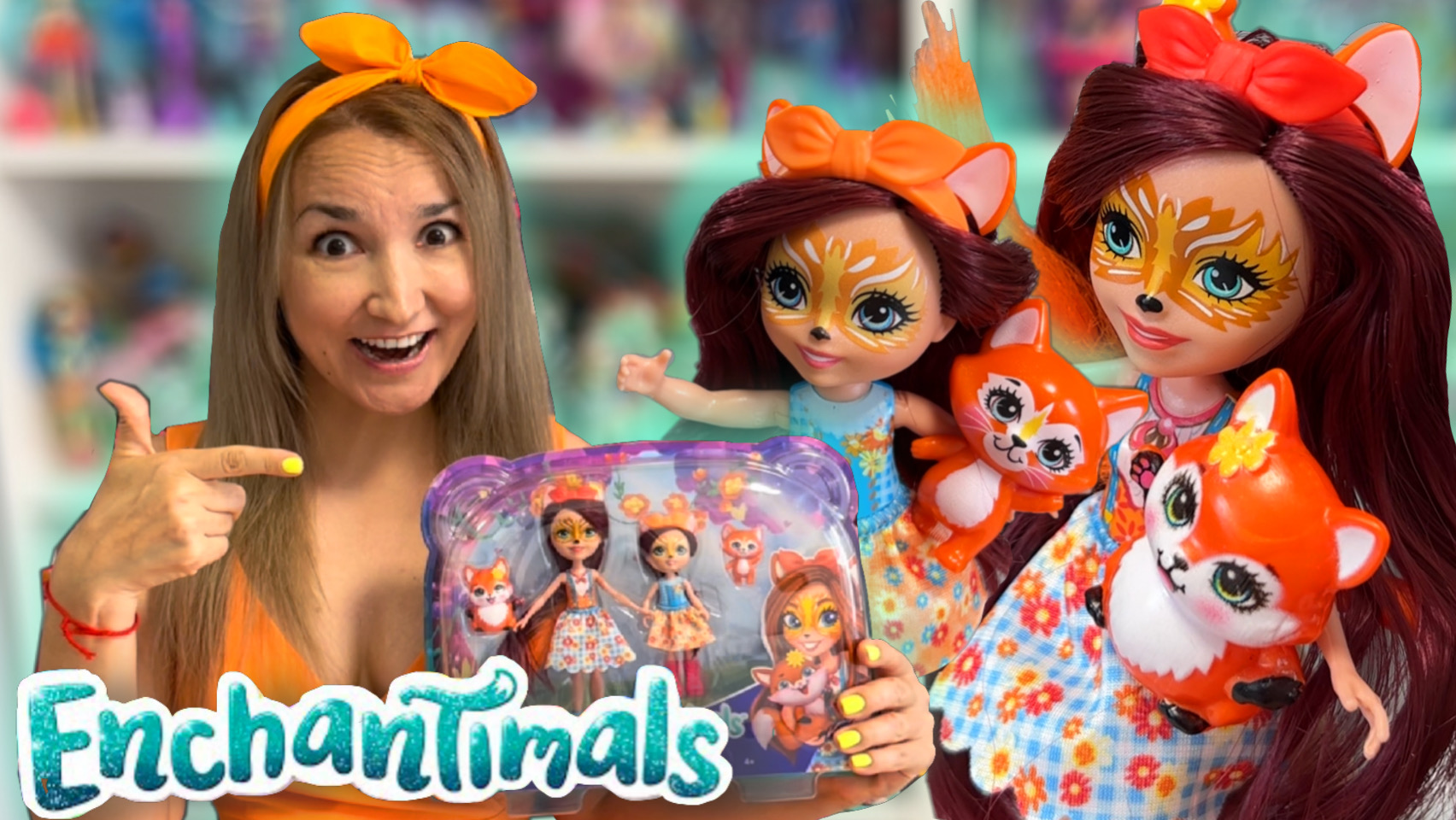 Куклы Энчантималс ? Сестрички Лисички ? Enchantimals