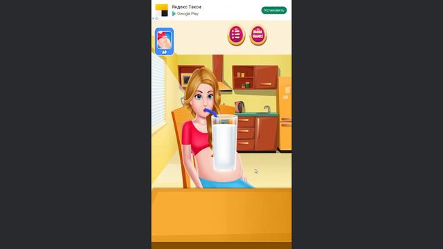 Мама и новорождённый детский душ - игра няни смотреть онлайн