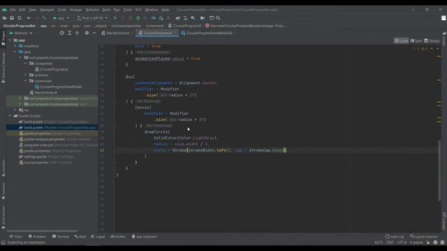 How to Create Custom Circular ProgressBar MVVM Pattern in Jetpack Compose | Android | Make It Easy смотреть онлайн