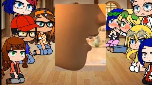 Реакция персонажей из"Леди баг и супер кот" на себя.1 часть.Гача Лайф. Леди баг и супер кот