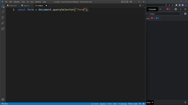 How to Validate Email and Password in HTML CSS & JavaScript | Form Validation смотреть онлайн