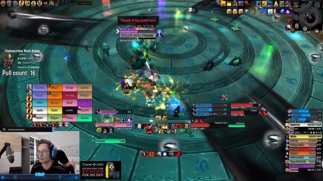 Echo vs. Mythic Fatescribe Roh-Kalo | Sanctum of Domination | WoW: Shadowlands смотреть онлайн