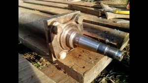 Изготовление оси на легковой прицеп, своими  руками.