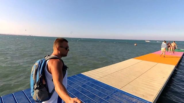 Египет, Хургада! Утром отлив, а вечером прилив на Красном море смотреть онлайн