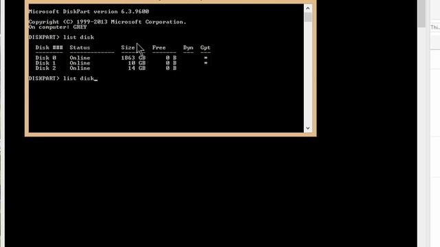 Using Microsoft's Diskpart To Recover Unallocated Space смотреть онлайн