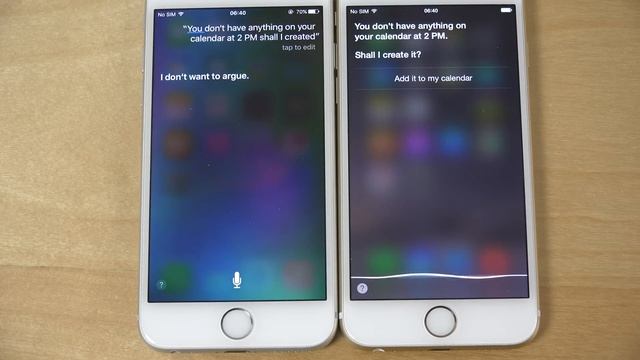 iOS 9 Siri Meets iOS 8 Siri! (4K) смотреть онлайн