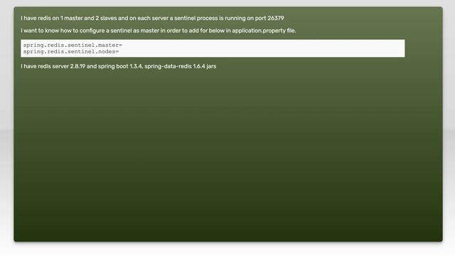 Redis sentinel set up with spring boot смотреть онлайн