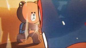 Реакция на мультик LINE FRIENDS