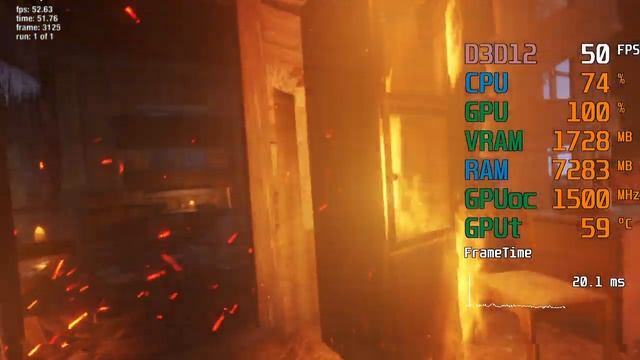 Radeon Vega 8 Graphics OC -- AMD Ryzen 3 3200G -- Metro Exodus Benchmark смотреть онлайн