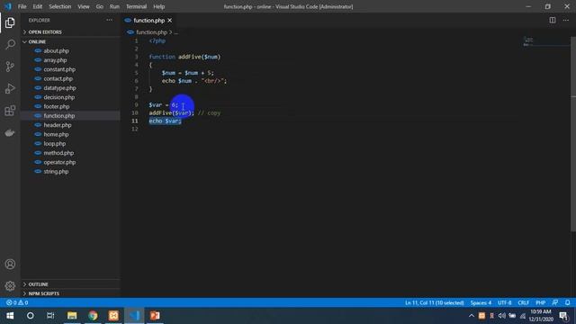 PHP What is function? Myanmar-Part(16) смотреть онлайн