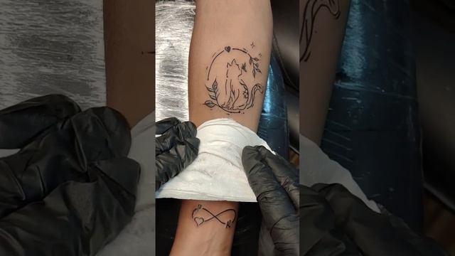 #shorts #cute cat tattoo #viral #short#video#like#comment смотреть онлайн