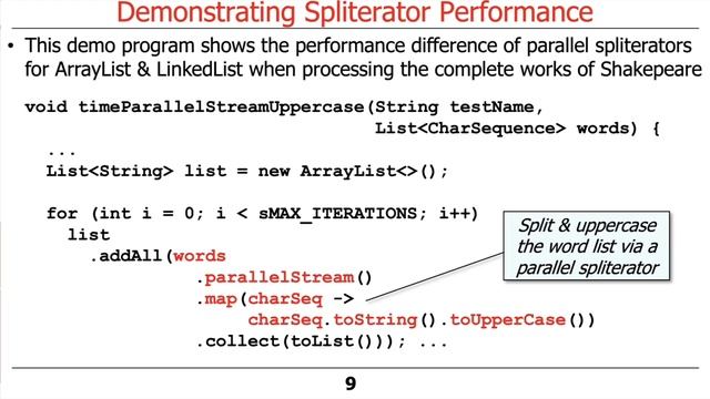 Java Parallel Streams Internals: Demo’ing Spliterator Performance смотреть онлайн