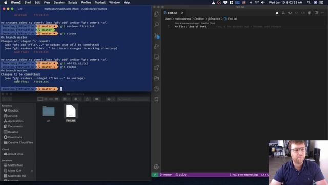 Git Basics - Lesson 4 - Staging and Committing смотреть онлайн