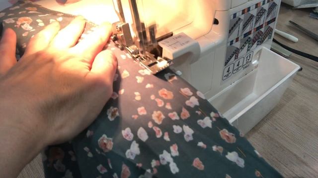 Начинаю шить юбку 1/4 солнца с одним швом. Начало. смотреть онлайн