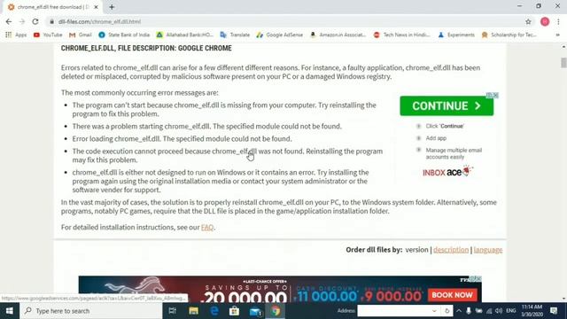 How to FIX System Error #chrome_elf.dll was Not Found || Reinstalling The Program Fix This Problem смотреть онлайн