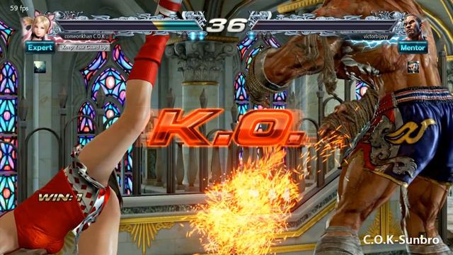 C.O.K(Chloe) vs victorbijoy(Fahkumram) Ranked online Tekken 7 смотреть онлайн