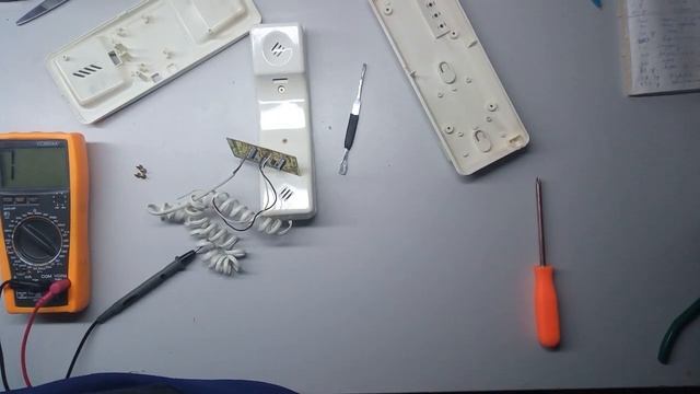 Разбор домофонной аналоговой трубки факториал, схема с принципом работы. смотреть онлайн