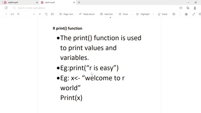 readline (),print() and paste() in r || r language || KTU || Malayalam смотреть онлайн