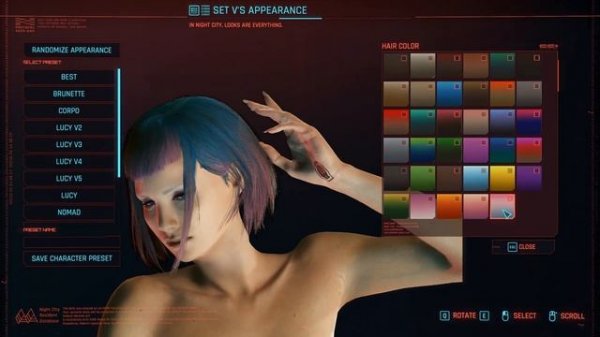 Cyberpunk Lucy creation without mods (my 2nd version)