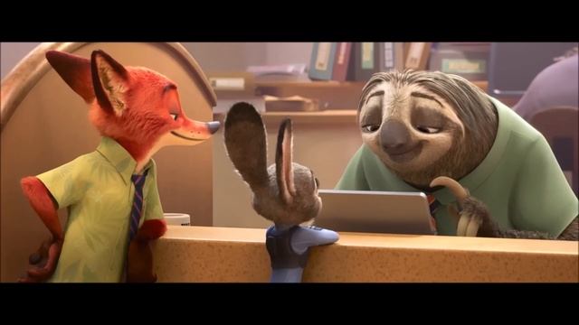 Zootopia: Meet The Sloth. HD ( DMV Scene)