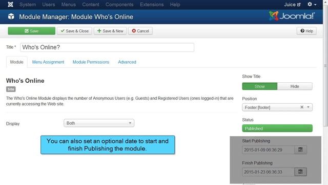 Joomla 3.x. How To Setup And Use 'Who's Online' Module смотреть онлайн