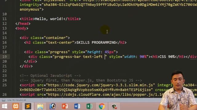 Tutorial Bootstrap #11 Membuat PROGRESS BAR dengan Bootstrap смотреть онлайн