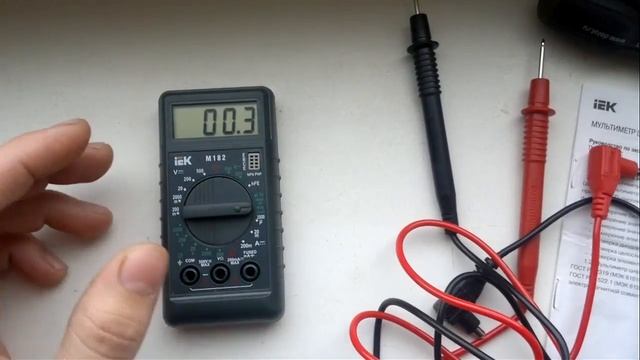 Мультиметр  IEK  M182