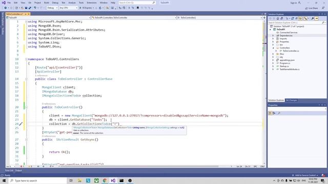 #7 - Introduction to MongoDb and integrating api with MongoDb смотреть онлайн