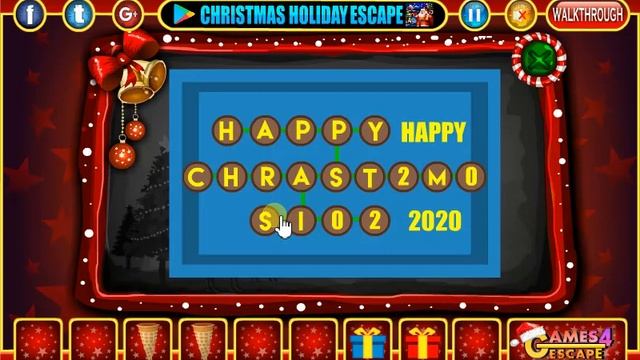 Christmas Party Room Escape Walkthrough[Games4Escape] смотреть онлайн