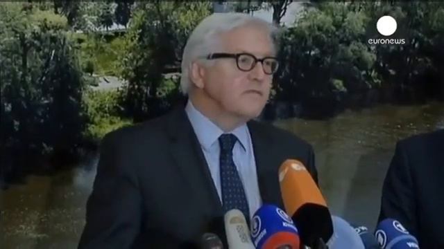 Франк Вальтер Штайнмайер посетил Донецк смотреть онлайн