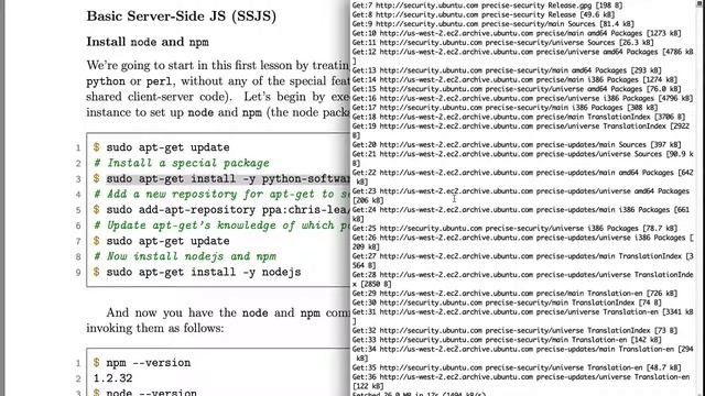 lecture3 v2 part11 node npm смотреть онлайн